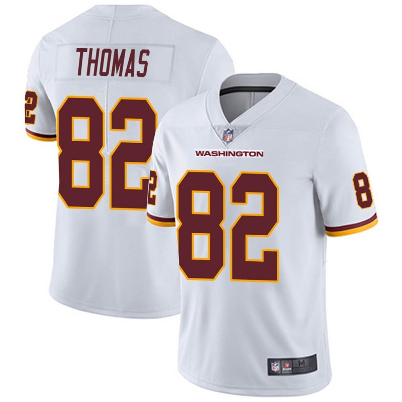 Men's Washington Football Team #82 Logan Thomas White Vapor Untouchable Limited Stitched Jersey